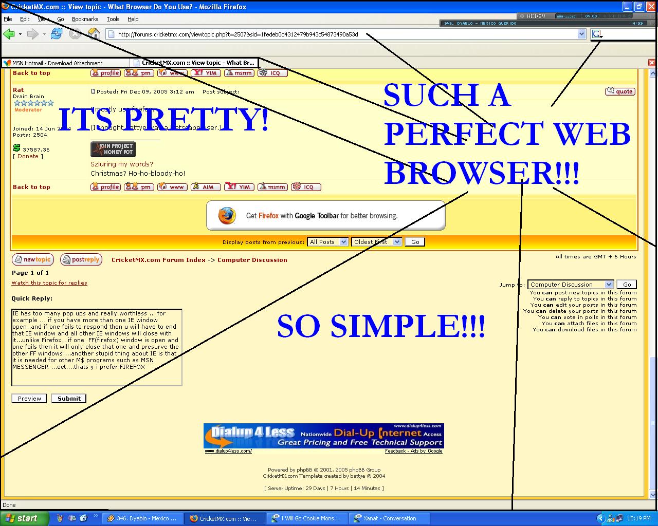 nice web browser u got there SureÃ±o...